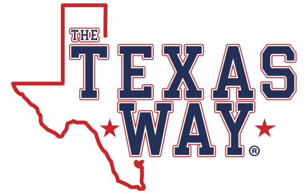 The Texas Way Logo sportsmanship initiative by THSCA, THSADA, and 2Words Character Development Curriculum